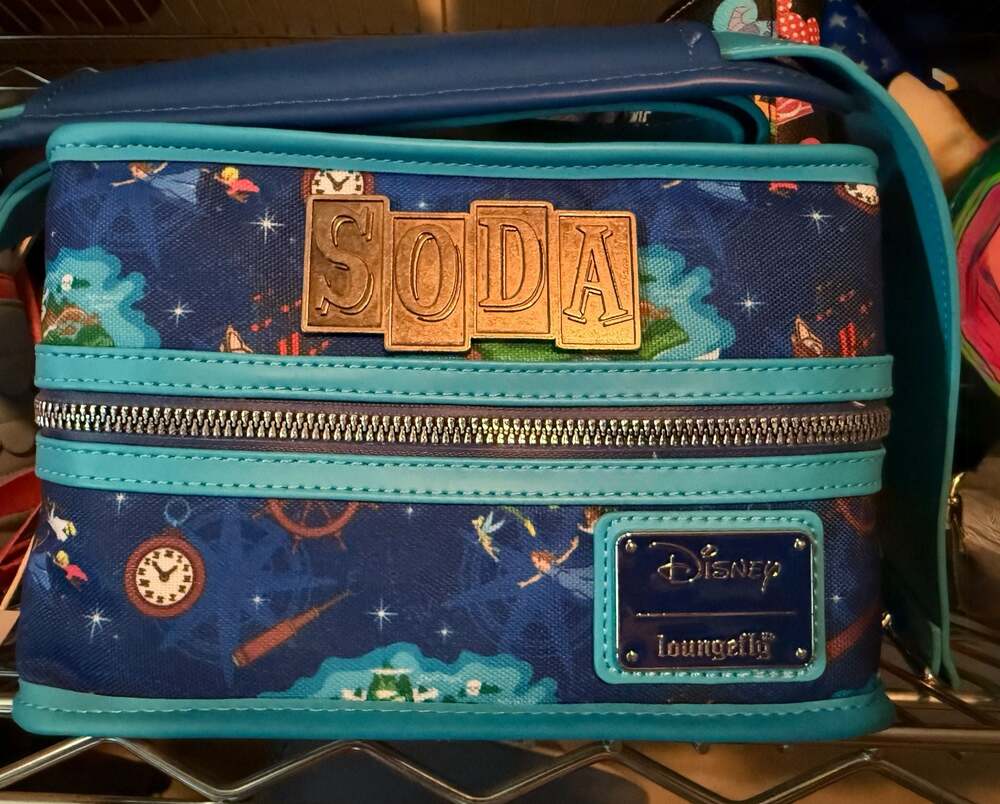 NWT Limited Edition Funko Loungefly Peter Pan Soda Cooler. Unopened Cans